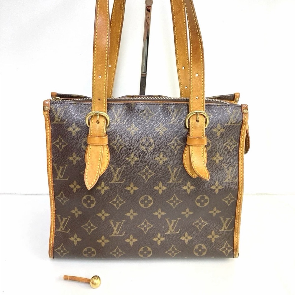 Louis Vuitton Tan and Brown Monogram popincourt Shoulder Bag